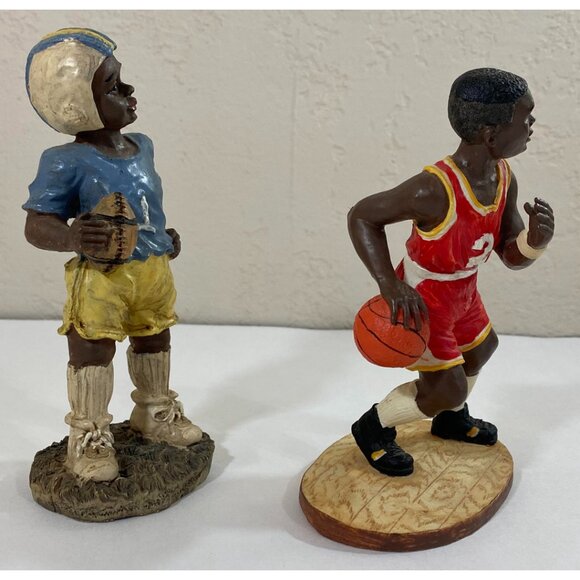 FYM Football & 1994 Vantage Point Basketball African American Sports Figures - Picture 6 of 8